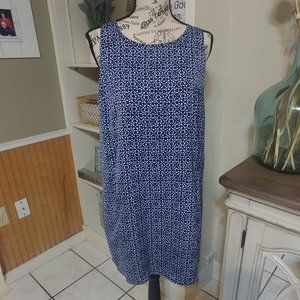 *Final Price-Cynthia Rowley Navy/White Shift Dress